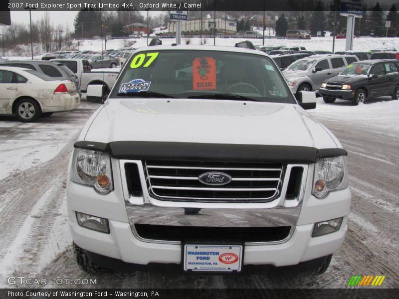 Oxford White / Camel 2007 Ford Explorer Sport Trac Limited 4x4