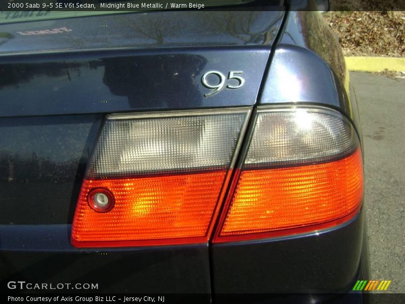 Midnight Blue Metallic / Warm Beige 2000 Saab 9-5 SE V6t Sedan