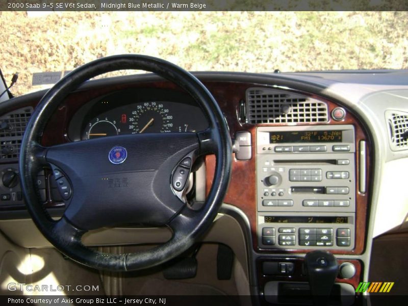 Midnight Blue Metallic / Warm Beige 2000 Saab 9-5 SE V6t Sedan