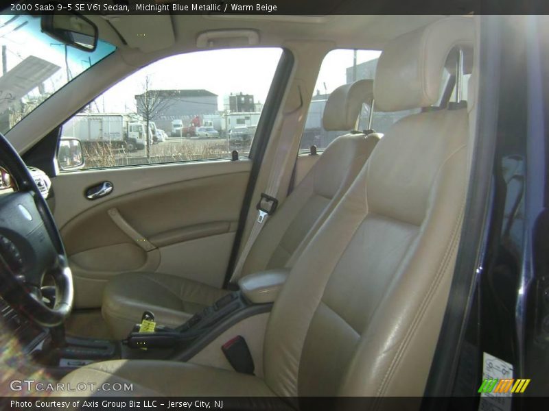 Midnight Blue Metallic / Warm Beige 2000 Saab 9-5 SE V6t Sedan