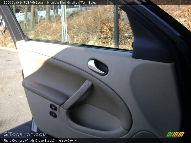 Midnight Blue Metallic / Warm Beige 2000 Saab 9-5 SE V6t Sedan