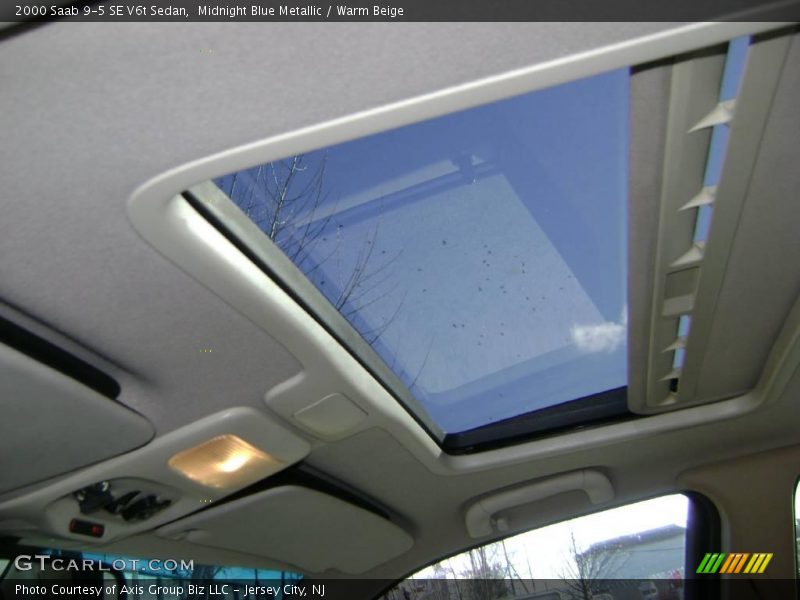 Midnight Blue Metallic / Warm Beige 2000 Saab 9-5 SE V6t Sedan