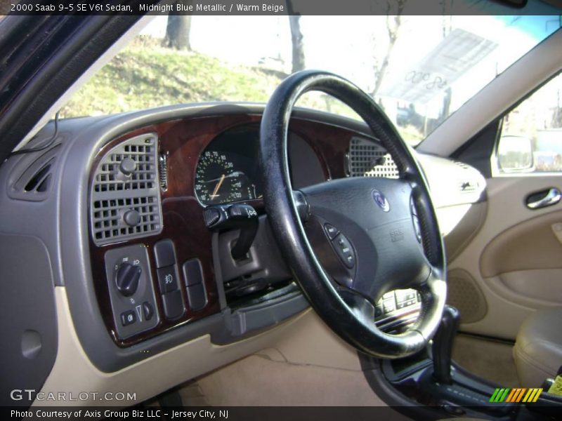 Midnight Blue Metallic / Warm Beige 2000 Saab 9-5 SE V6t Sedan