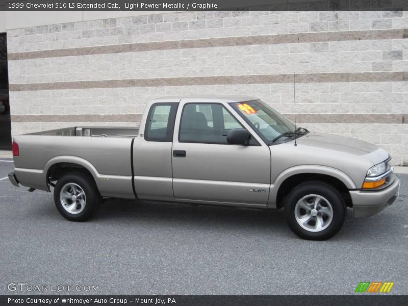Light Pewter Metallic / Graphite 1999 Chevrolet S10 LS Extended Cab