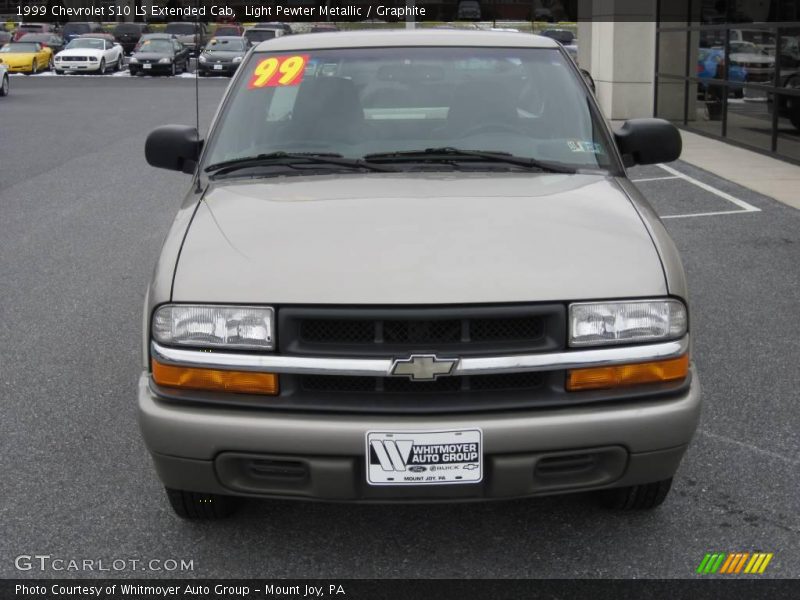 Light Pewter Metallic / Graphite 1999 Chevrolet S10 LS Extended Cab
