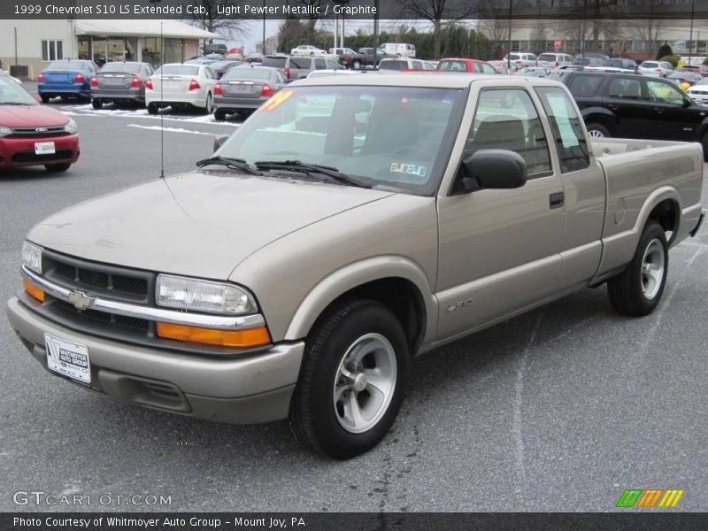 Light Pewter Metallic / Graphite 1999 Chevrolet S10 LS Extended Cab