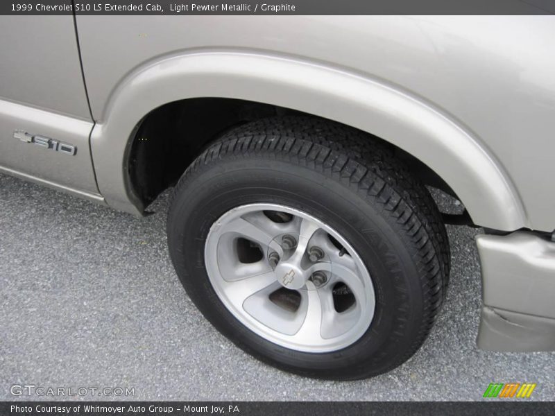 Light Pewter Metallic / Graphite 1999 Chevrolet S10 LS Extended Cab