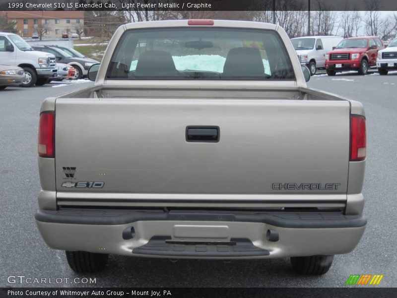 Light Pewter Metallic / Graphite 1999 Chevrolet S10 LS Extended Cab