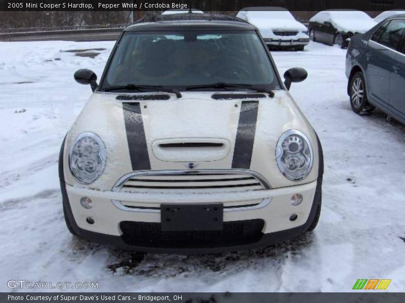 Pepper White / Cordoba Beige 2005 Mini Cooper S Hardtop