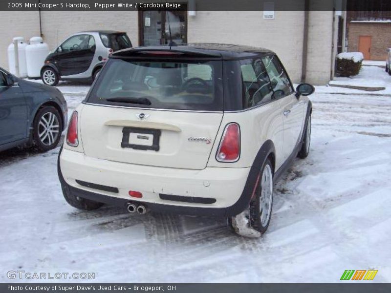 Pepper White / Cordoba Beige 2005 Mini Cooper S Hardtop