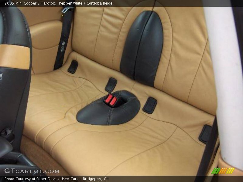 Pepper White / Cordoba Beige 2005 Mini Cooper S Hardtop