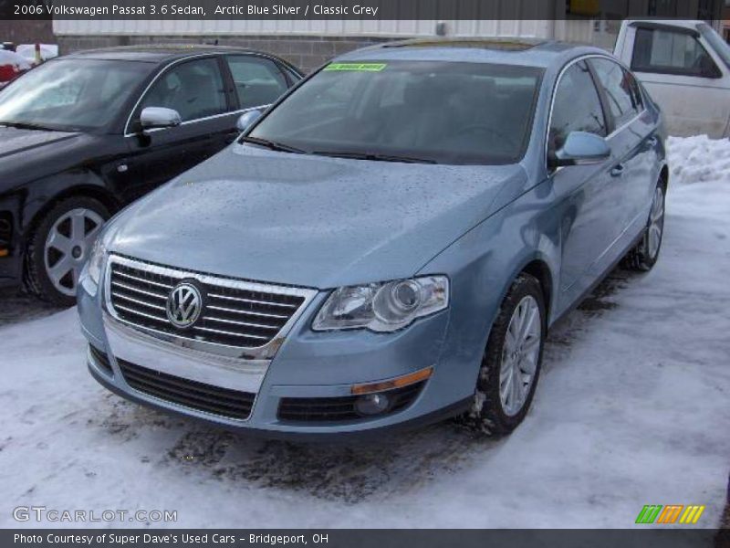 Arctic Blue Silver / Classic Grey 2006 Volkswagen Passat 3.6 Sedan