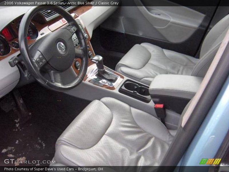 Arctic Blue Silver / Classic Grey 2006 Volkswagen Passat 3.6 Sedan
