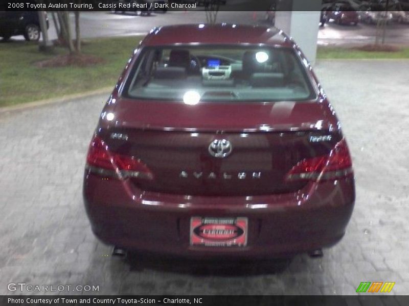Cassis Red Pearl / Dark Charcoal 2008 Toyota Avalon Touring