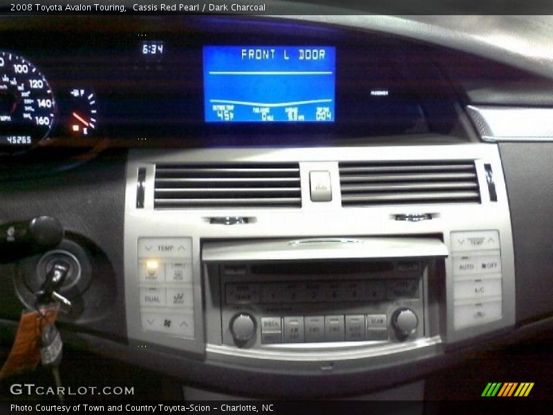 Cassis Red Pearl / Dark Charcoal 2008 Toyota Avalon Touring