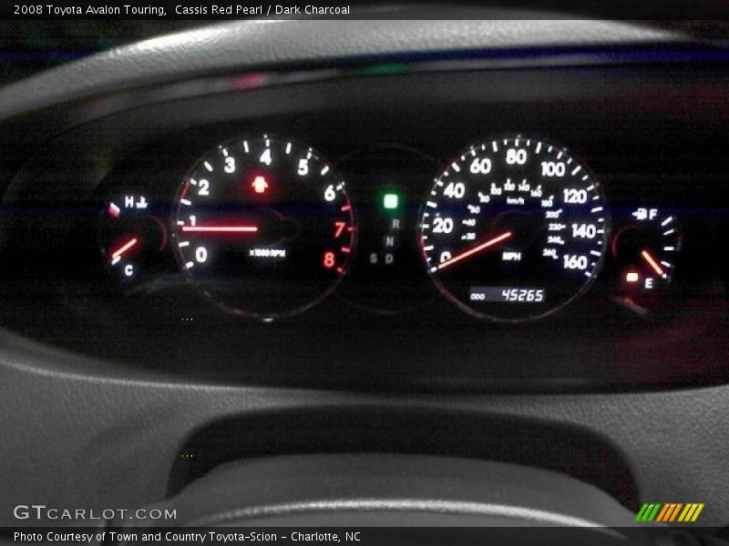 Cassis Red Pearl / Dark Charcoal 2008 Toyota Avalon Touring