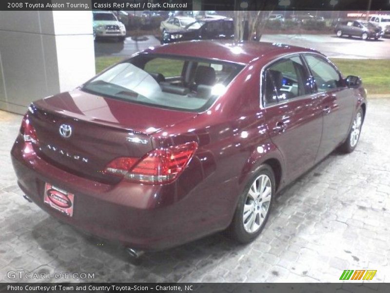 Cassis Red Pearl / Dark Charcoal 2008 Toyota Avalon Touring
