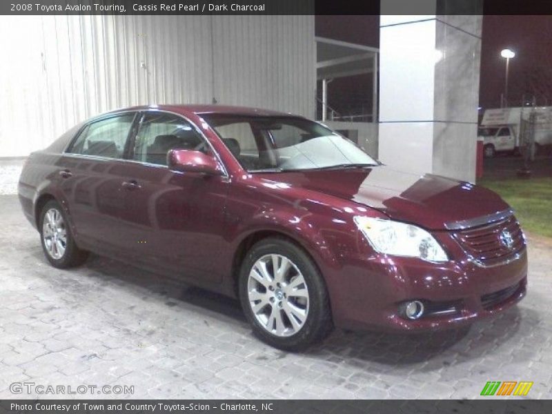 Cassis Red Pearl / Dark Charcoal 2008 Toyota Avalon Touring