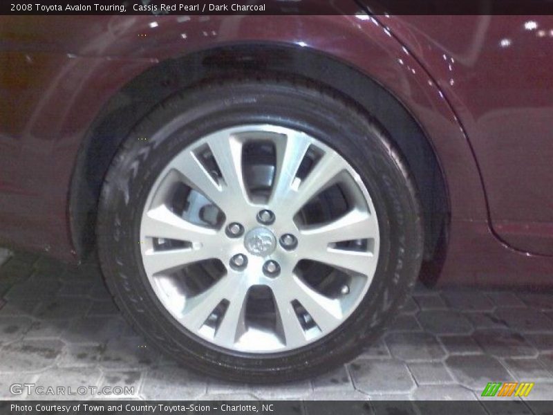 Cassis Red Pearl / Dark Charcoal 2008 Toyota Avalon Touring