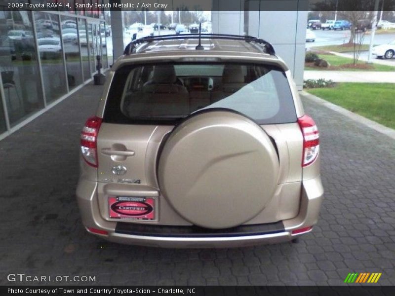 Sandy Beach Metallic / Ash Gray 2009 Toyota RAV4 I4