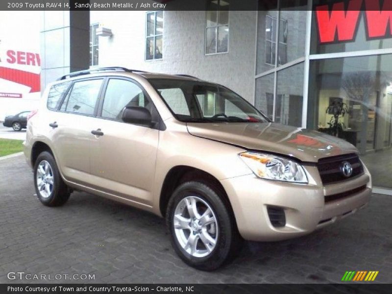 Sandy Beach Metallic / Ash Gray 2009 Toyota RAV4 I4