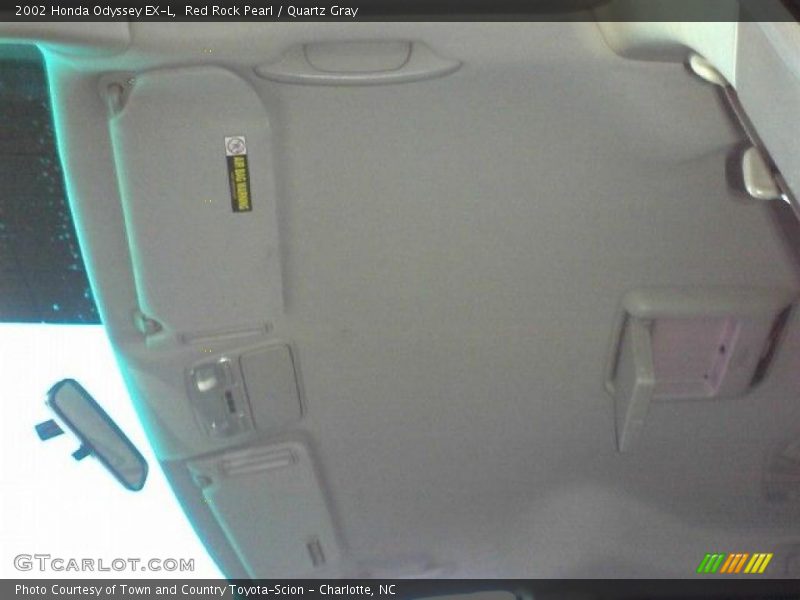 Red Rock Pearl / Quartz Gray 2002 Honda Odyssey EX-L