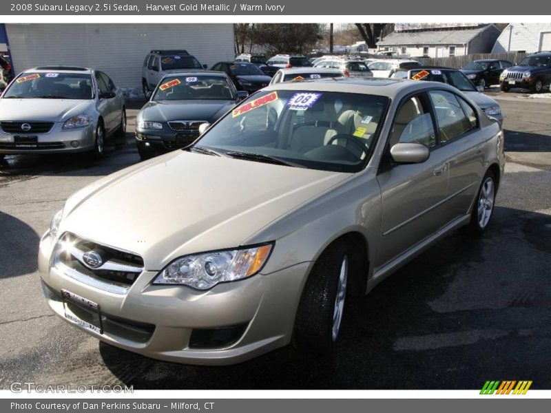 Harvest Gold Metallic / Warm Ivory 2008 Subaru Legacy 2.5i Sedan