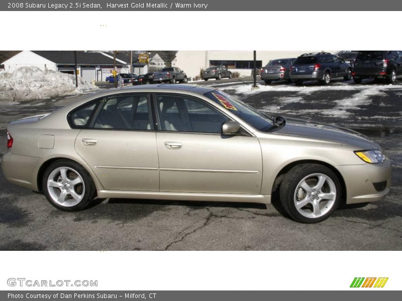 Harvest Gold Metallic / Warm Ivory 2008 Subaru Legacy 2.5i Sedan