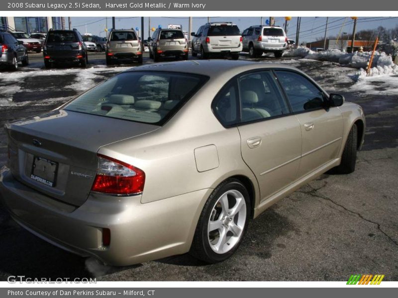 Harvest Gold Metallic / Warm Ivory 2008 Subaru Legacy 2.5i Sedan