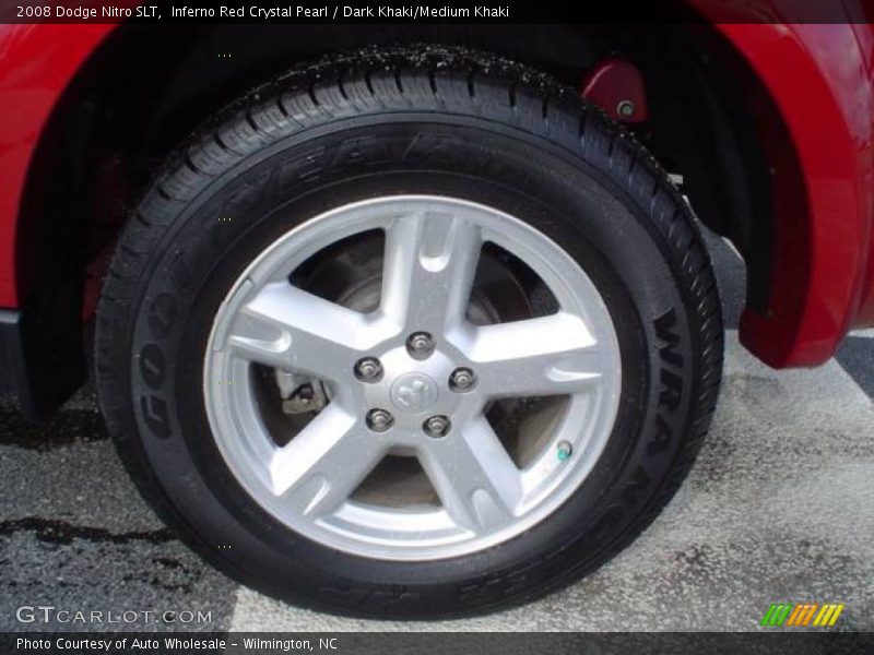 Inferno Red Crystal Pearl / Dark Khaki/Medium Khaki 2008 Dodge Nitro SLT