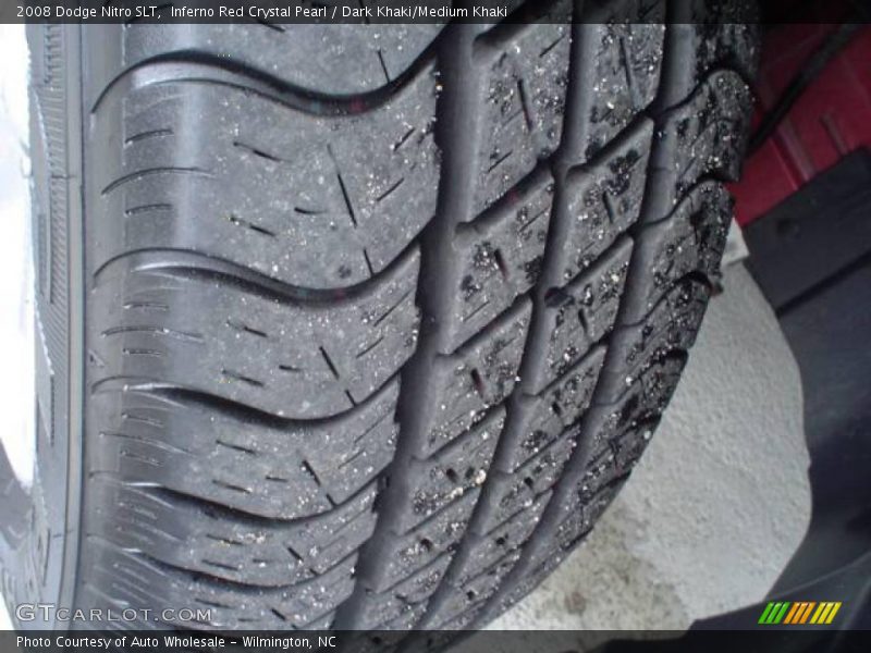 Inferno Red Crystal Pearl / Dark Khaki/Medium Khaki 2008 Dodge Nitro SLT