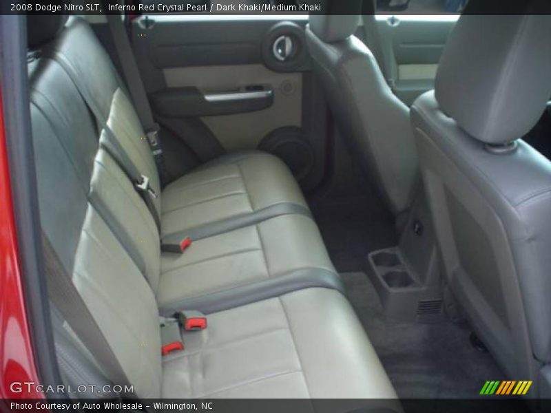Inferno Red Crystal Pearl / Dark Khaki/Medium Khaki 2008 Dodge Nitro SLT