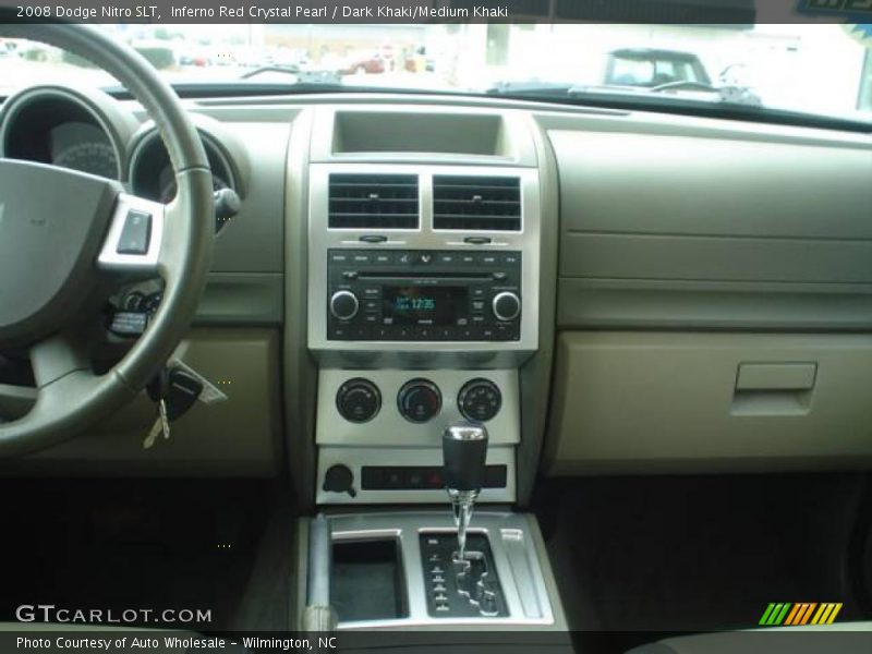 Inferno Red Crystal Pearl / Dark Khaki/Medium Khaki 2008 Dodge Nitro SLT