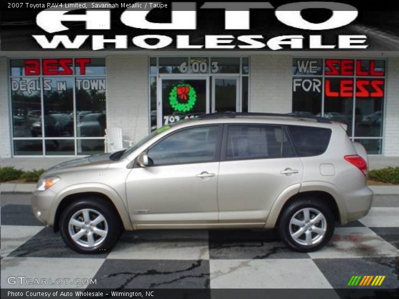 Savannah Metallic / Taupe 2007 Toyota RAV4 Limited