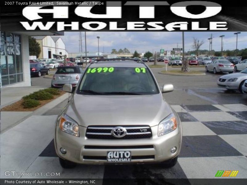 Savannah Metallic / Taupe 2007 Toyota RAV4 Limited