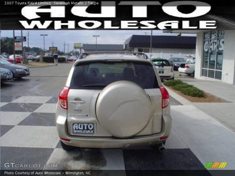Savannah Metallic / Taupe 2007 Toyota RAV4 Limited