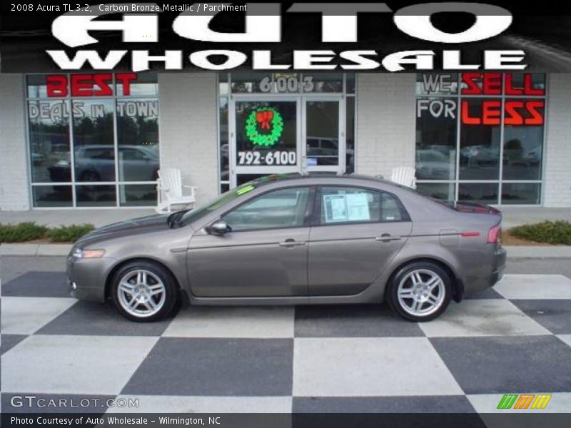 Carbon Bronze Metallic / Parchment 2008 Acura TL 3.2