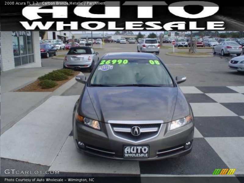 Carbon Bronze Metallic / Parchment 2008 Acura TL 3.2