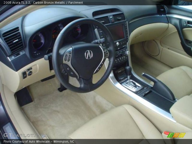 Carbon Bronze Metallic / Parchment 2008 Acura TL 3.2
