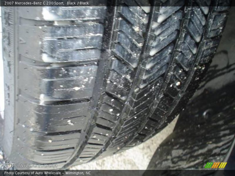 Black / Black 2007 Mercedes-Benz C 230 Sport