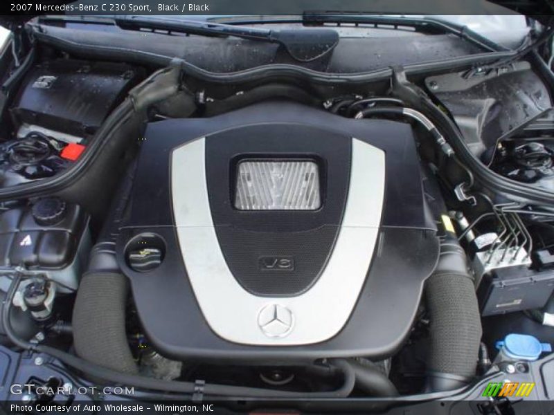 Black / Black 2007 Mercedes-Benz C 230 Sport