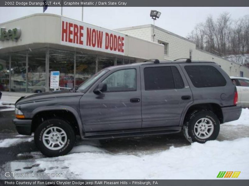 Graphite Metallic / Dark Slate Gray 2002 Dodge Durango SLT 4x4
