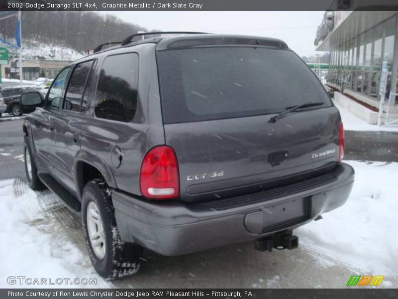 Graphite Metallic / Dark Slate Gray 2002 Dodge Durango SLT 4x4
