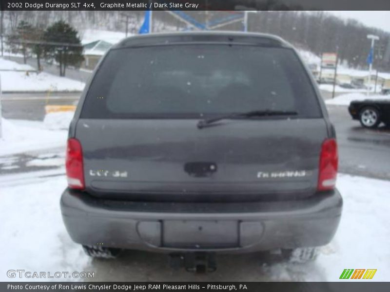 Graphite Metallic / Dark Slate Gray 2002 Dodge Durango SLT 4x4