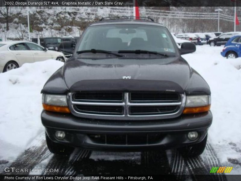 Graphite Metallic / Dark Slate Gray 2002 Dodge Durango SLT 4x4