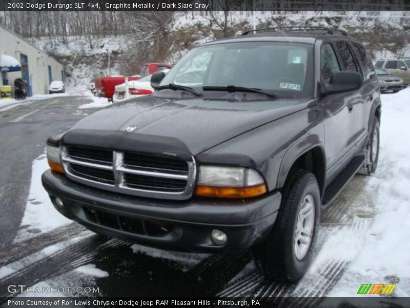 Graphite Metallic / Dark Slate Gray 2002 Dodge Durango SLT 4x4