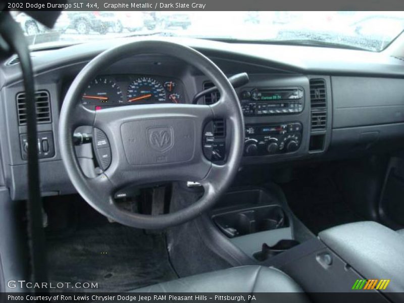 Graphite Metallic / Dark Slate Gray 2002 Dodge Durango SLT 4x4