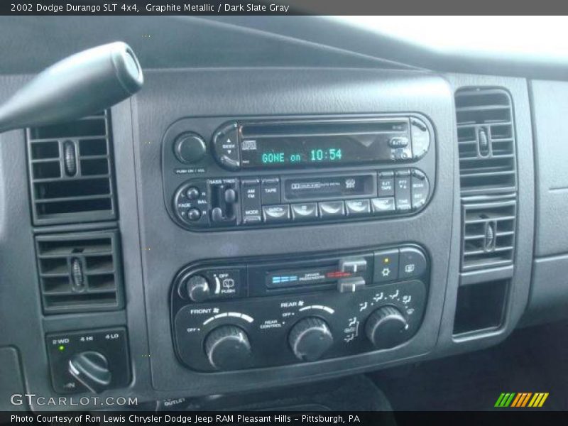 Graphite Metallic / Dark Slate Gray 2002 Dodge Durango SLT 4x4