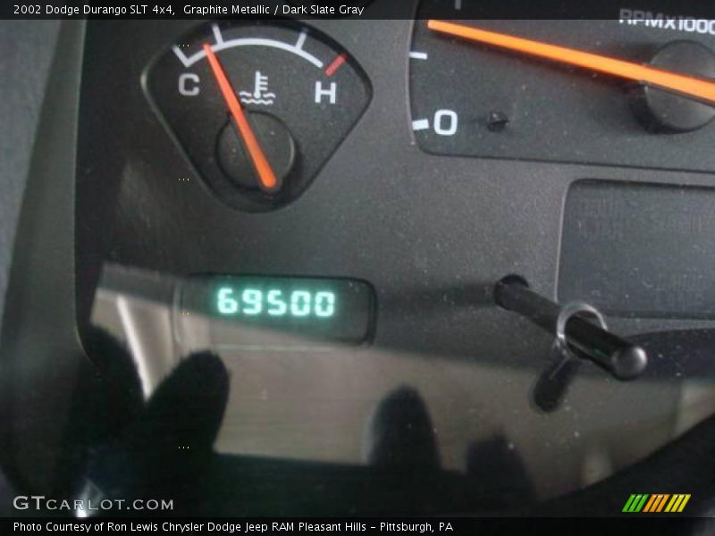 Graphite Metallic / Dark Slate Gray 2002 Dodge Durango SLT 4x4