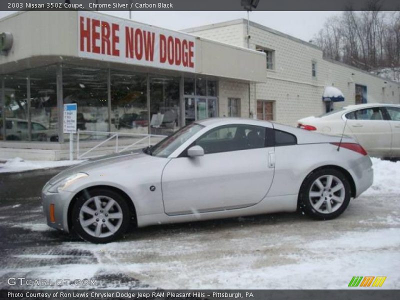 Chrome Silver / Carbon Black 2003 Nissan 350Z Coupe